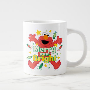 Grande Tasse Elmo   Joyeux et lumineux