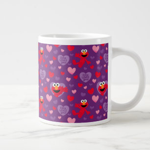Grande Tasse Elmo vous aime Motif de la Saint Valentin