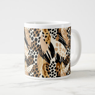 Grande Tasse Empreinte de léopard Jumbo Mug