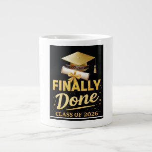 Grande Tasse Enfin fait, design de fin d'études promotion 2026