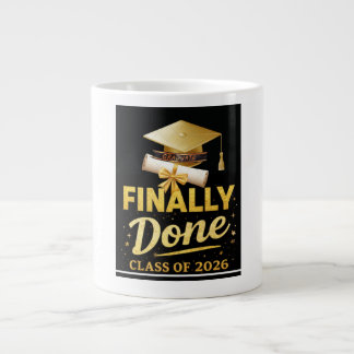 Grande Tasse Enfin fait, design de fin d'études promotion 2026