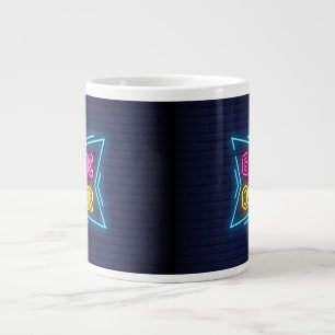 Grande Tasse Enseigne simulée néon GAME OVER cool