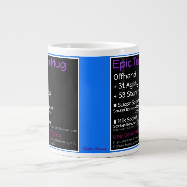 Grande Tasse Epic Tea Mug imprimé des deux côtés (Devant)