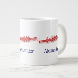 Grande Tasse Équipe de rameurs d'aviron rouge Sports nautiques