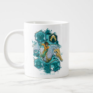 Grande Tasse Équitation Aquaman À Cheval Dans Les Royaumes
