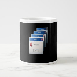 Grande Tasse Erreur critique — Graphique de boîtes d'avertissem