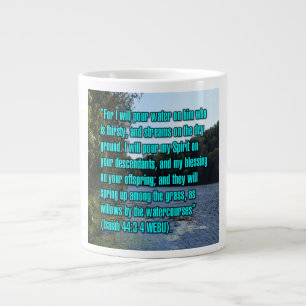 Grande Tasse Ésaïe 44:3-4 WEBU Mug