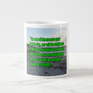 Grande Tasse Ésaïe 60:19 WEBU Mug