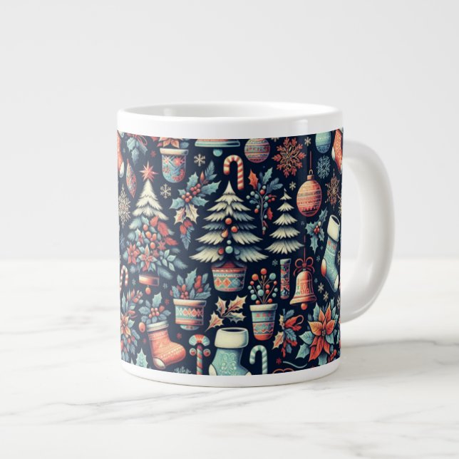 Grande Tasse Esprit de Noël (Devant droit)