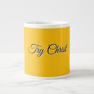 Grande Tasse Essayez Christ Jaune Chrétien