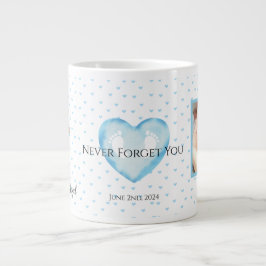 Grande Tasse Eternal Hearts-Angel Baby Memorial Photo Mug 20oz