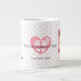 Grande Tasse Eternal Hearts-Angel Baby Memorial Photo Mug 20oz