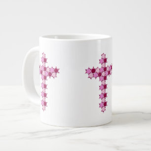 Grande Tasse Étoile rose de David Croix Illusion optique