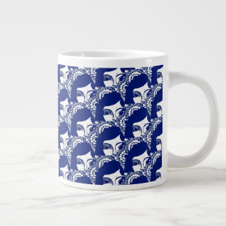 Grande Tasse Étrange Fille Floral Spécialité Mug