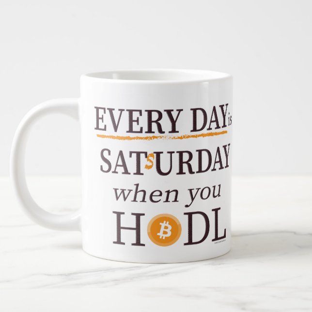 Grande Tasse Every Day is Satsurday Jumbo Mug (Gauche)