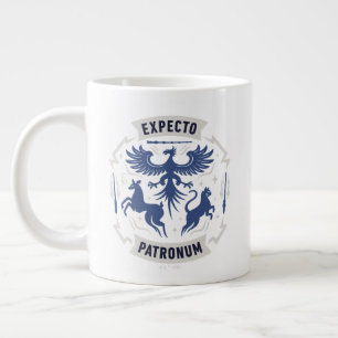 Grande Tasse Expecto Patronum Graphisme Silhouette Vintage