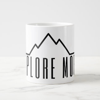 Grande Tasse Explore More Minimalist Mountain Specialty Mug