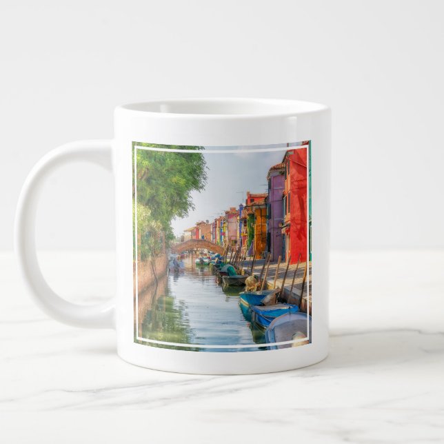 Grande Tasse Explorez le charme vibrant de Burano (Gauche)