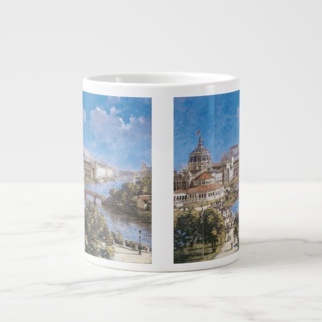 Grande Tasse Exposition mondiale de la Colombie par Theodore Ro (Devant)