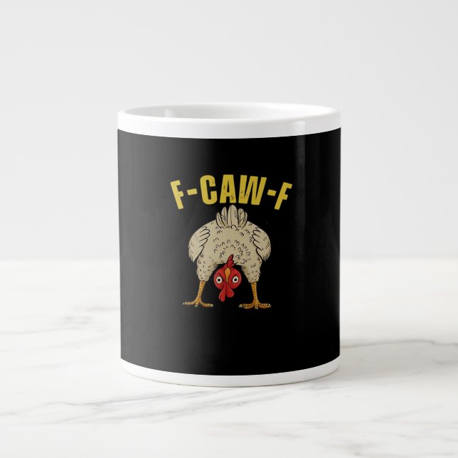 Grande Tasse F-Caw-F-Chicken Essential Art Graphic (Devant)