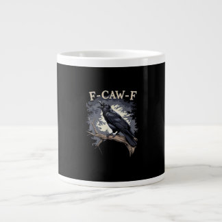 Grande Tasse F Caw F Funny Bird Crow Creative Casual Design