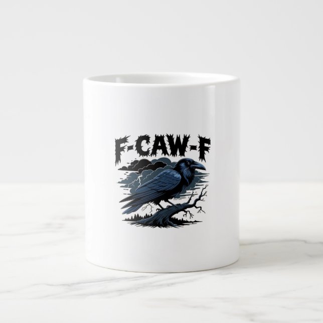 Grande Tasse F-Caw-F Minimal Clean Design (Devant)
