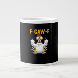 Grande Tasse F-Caw-F-Poulet Essentiel Drôle Tendance