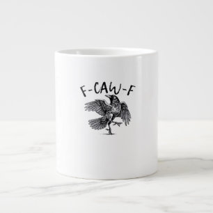 Grande Tasse F Caw F Style Rétro Classique Corbeau