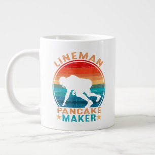 Grande Tasse Fabricant de crêpes Lineman - Football américain