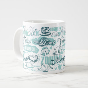 Grande Tasse Fantastic Beasts Motif bleu