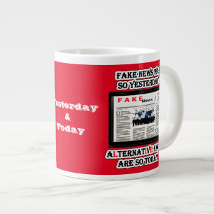 Grande Tasse Faux News et faits alternatifs Jumbo Mug