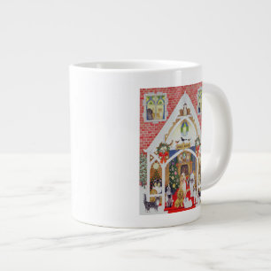Grande Tasse Favoris noirs et blancs