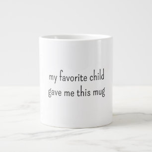 Grande Tasse Favorite journée de la mère enfant