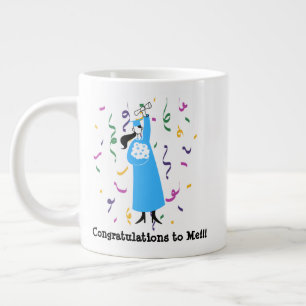 GRANDE TASSE FÉLICITATIONS GRADUATE MUG
