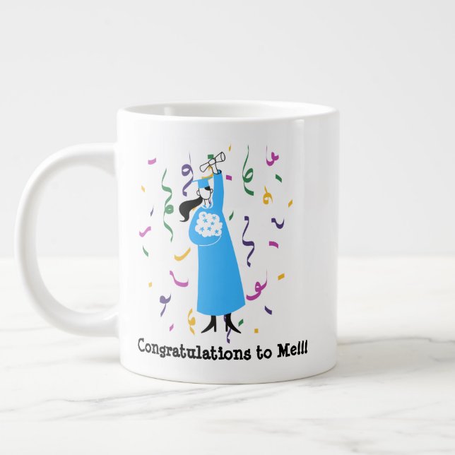 GRANDE TASSE FÉLICITATIONS GRADUATE MUG (Gauche)