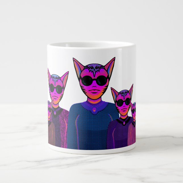 Grande Tasse Feline characters Design (Devant)