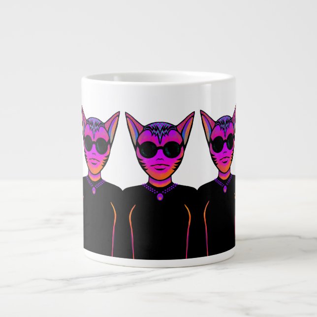Grande Tasse Feline characters Design (Devant)