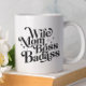 Grande Tasse Femme Maman Boss Badass Drôle Sarcastique Fête des (Wife Mom Boss Badass Funny Sarcastic Mother's Day Giant Coffee Mug)