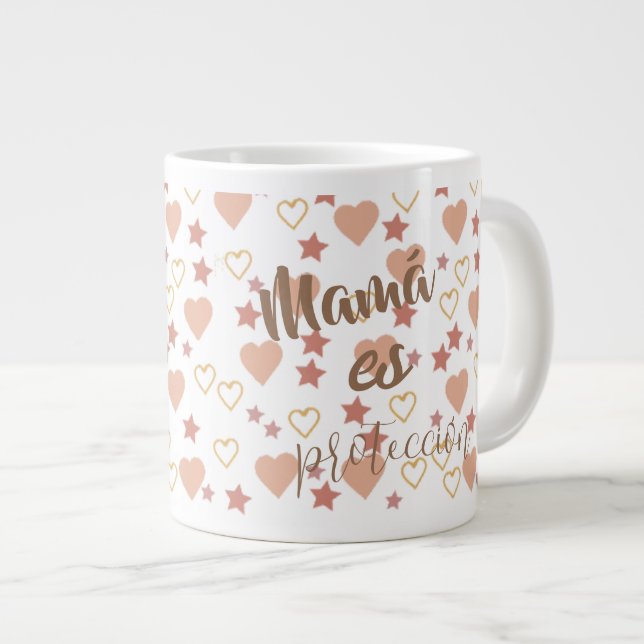 Grande Tasse Fête des Mères Café Mug (Devant droit)