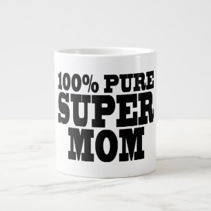 Grande Tasse Fête des mères et mères Anniversaires : 100% Pure 