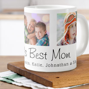Grande Tasse Fête des Mères Meilleure Maman 3 Photos