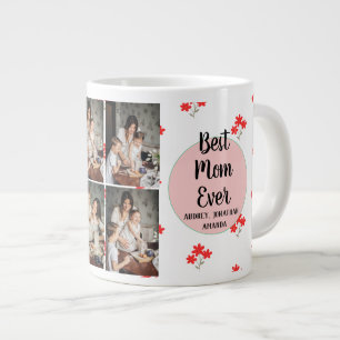 Grande Tasse Fête des mères personnalisées, photo collage cadea
