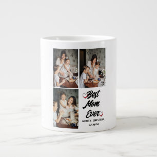 Grande Tasse Fête des mères personnalisées, trois photo collage