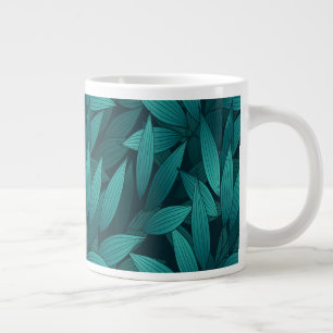 Grande Tasse Feuilles tropicales dégradées
