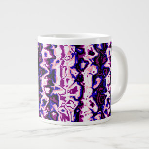 Grande Tasse Fidèle Bohème Rétro Marbré Rayures Fierté Genderfl