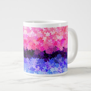 Grande Tasse Fière Omnisexuelle Groovy Boho Excentrique Rétro F