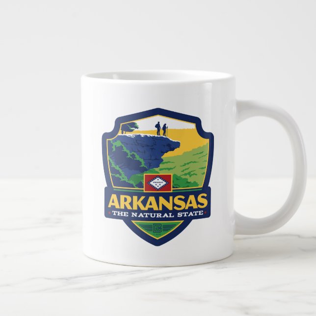 Grande Tasse Fierté de l'État | Arkansas (Droite)