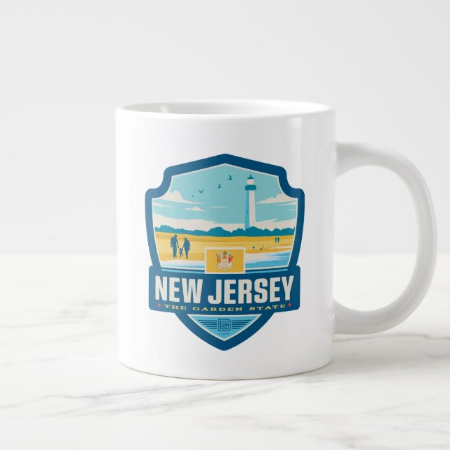Grande Tasse Fierté de l'État | New Jersey (Droite)
