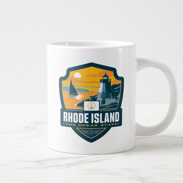Grande Tasse Fierté de l'État | Rhode Island (Droite)