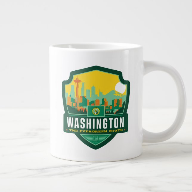 Grande Tasse Fierté de l'État | Washington (Droite)